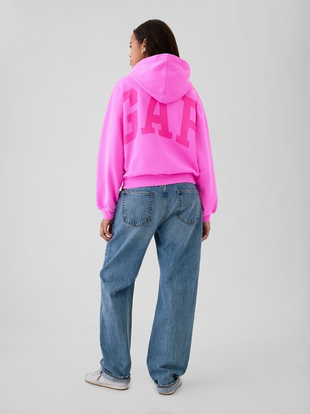 GAP Oversize crop mikina s logem GAP