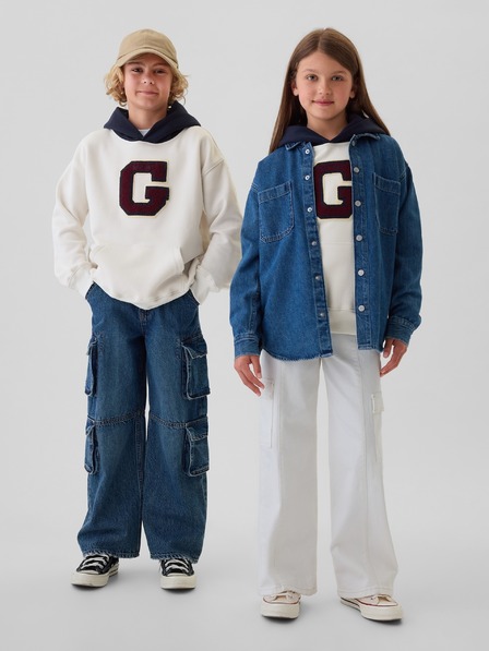 GAP Dětská mikina s kapucí Unisex Gap