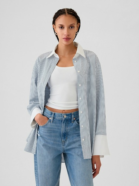 GAP Popelínová oversize košile Big Shirt GAP