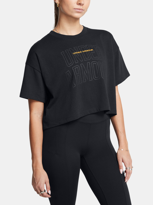 Under Armour Dámské tričko Under Armour UA W VARSITY MIX HW SS CROP