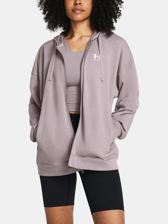 Under Armour Dámská mikina Under Armour UA Rival Terry OS FZ Hooded