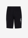 Armani Exchange Černé pánské teplákové kraťasy Armani Exchange