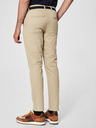 SELECTED Béžové slim fit chino kalhoty Selected Homme Yard