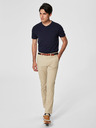 SELECTED Béžové slim fit chino kalhoty Selected Homme Yard