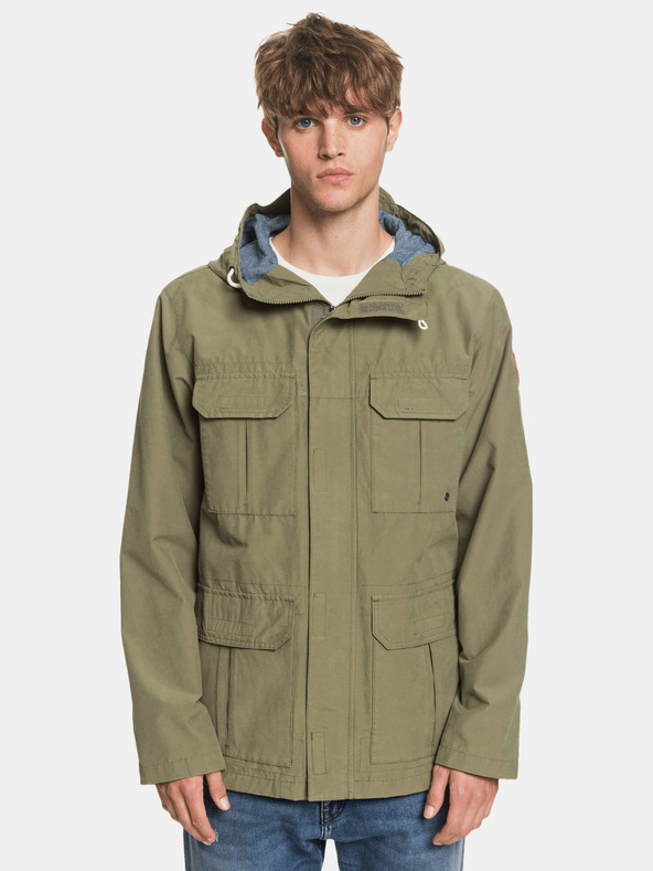 Quiksilver Khaki pánská lehká bunda Quiksilver