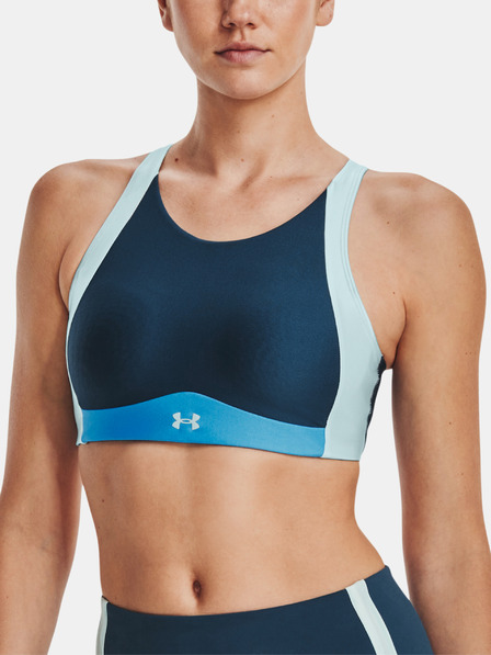 Under Armour Dámská podprsenka Under Armour UA Infinity Mid High Neck Shine