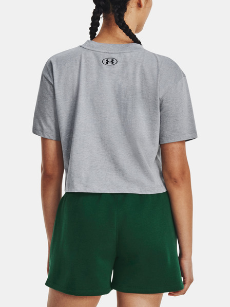 Under Armour Dámské tričko Under Armour UA COLLEGIATE CREST CROP SS