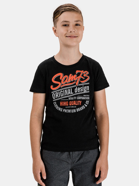 Sam 73 Černé klučičí tričko SAM 73 Archie