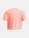 Under Armour Dívčí tričko Under Armour UA CROP SPORTSTYLE LOGO SS