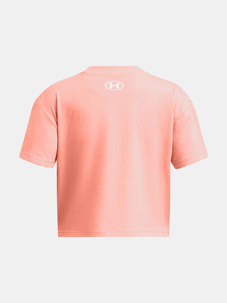 Under Armour Dívčí tričko Under Armour UA CROP SPORTSTYLE LOGO SS