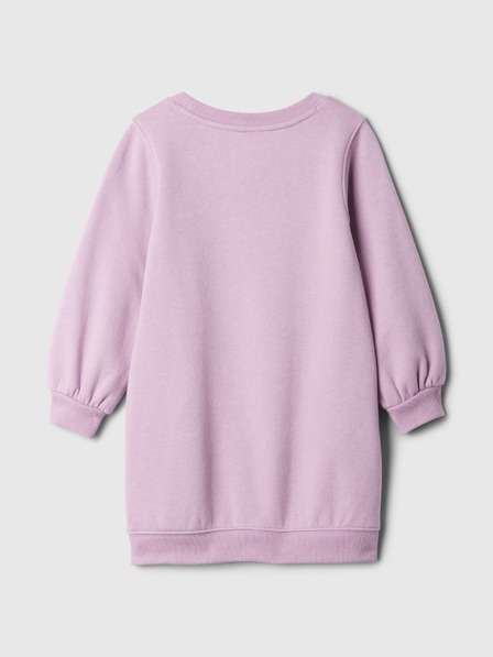 GAP Baby mikinové šaty s logem GAP