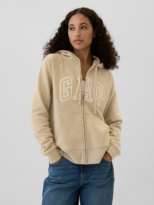 GAP Mikina na zip s logem