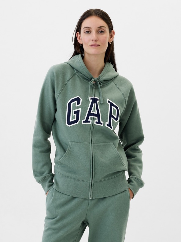 GAP Mikina na zip s logem GAP