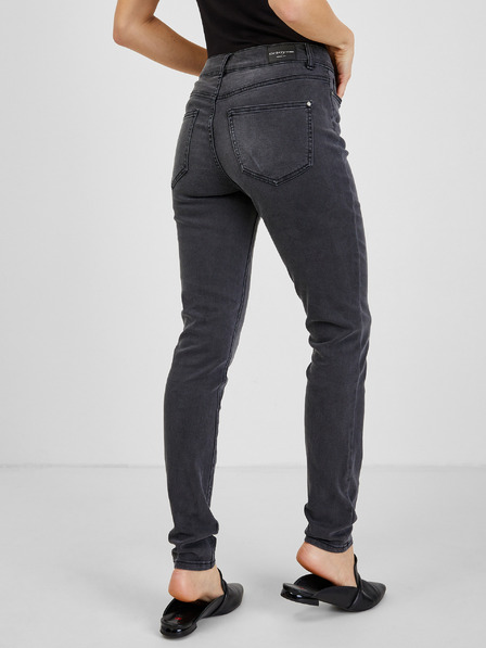Orsay Tmavě šedé dámské skinny fit džíny ORSAY