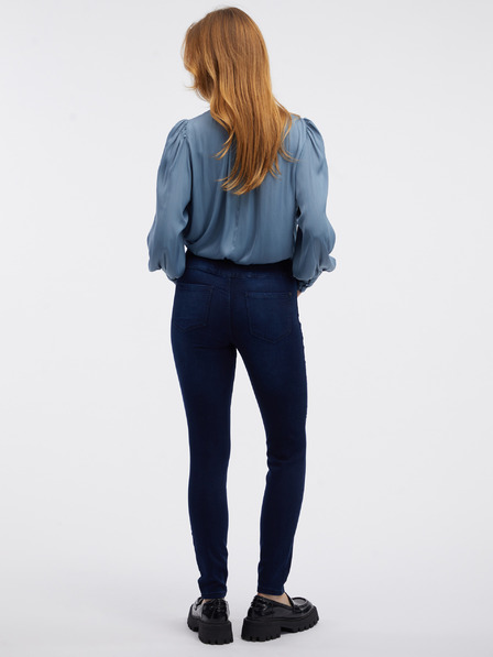 Orsay Tmavě modré dámské skinny fit džíny ORSAY