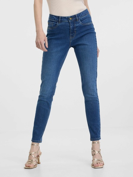 Orsay Modré dámské skinny džíny ORSAY