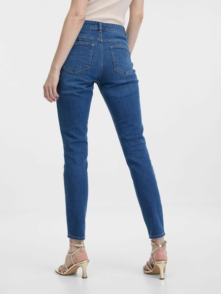 Orsay Modré dámské skinny džíny ORSAY