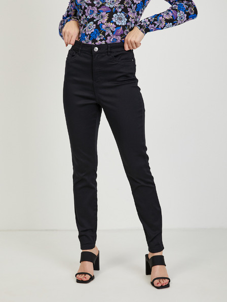 Orsay Černé skinny fit kalhoty ORSAY