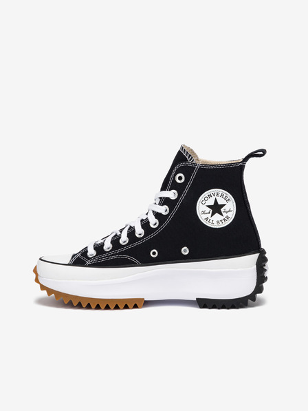 Converse Černé dámské kotníkové tenisky na platformě Converse Run Star Hike