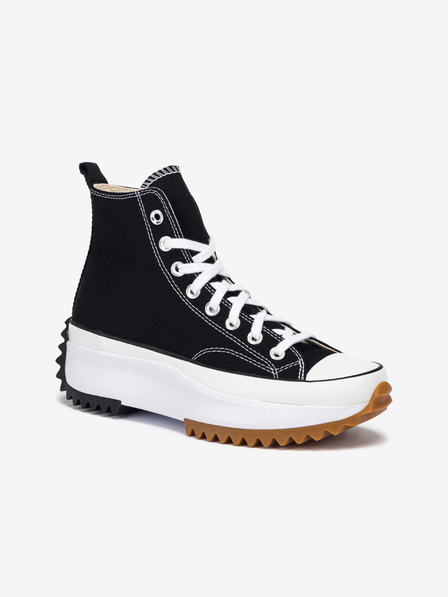 Converse Černé dámské kotníkové tenisky na platformě Converse Run Star Hike
