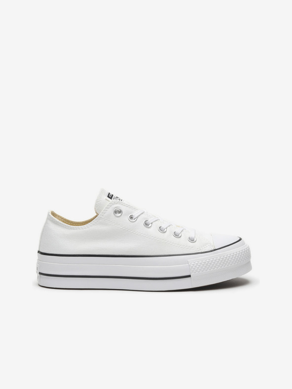Converse Bílé tenisky na platformě Converse Chuck Taylor All Star Canvas Platform