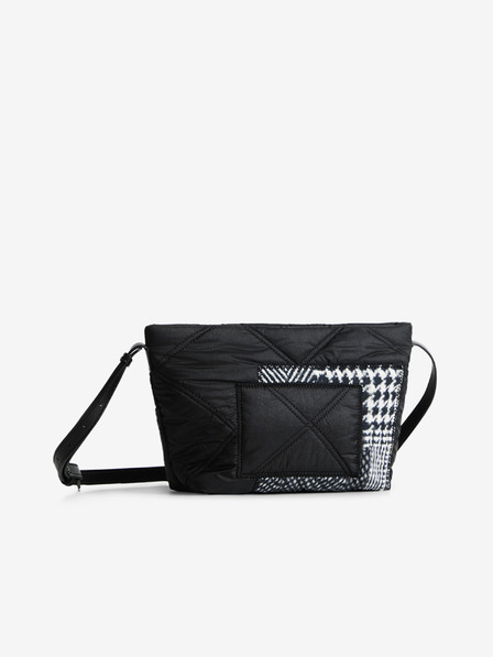 Desigual Černá dámská vzorovaná crossbody kabelka Desigual After Dark Calpe