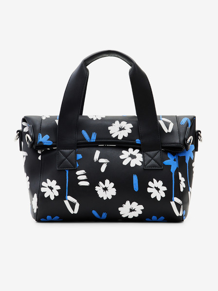 Desigual Černá dámská květovaná kabelka Desigual Margy Loverty 2.0