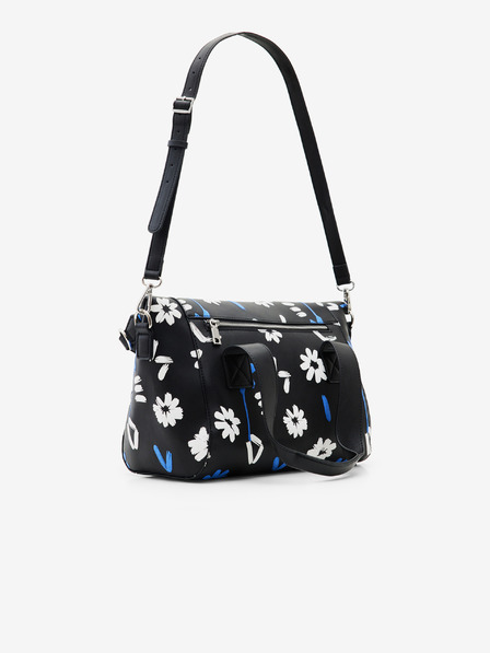 Desigual Černá dámská květovaná kabelka Desigual Margy Loverty 2.0