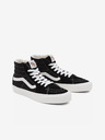 Vans Černé kotníkové tenisky s koženými detaily VANS SK8-Hi