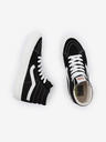 Vans Černé kotníkové tenisky s koženými detaily VANS SK8-Hi