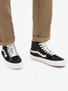 Vans Černé kotníkové tenisky s koženými detaily VANS SK8-Hi