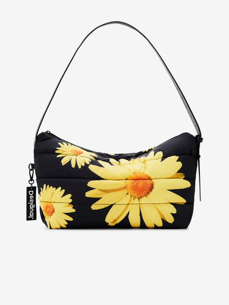 Desigual Žluto-černá dámská květovaná kabelka Desigual Margaritas Dover