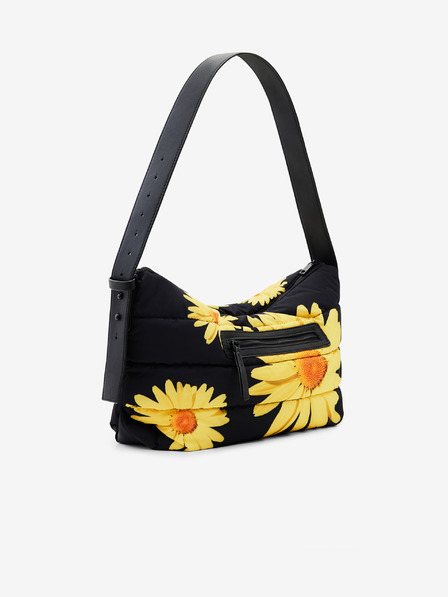Desigual Žluto-černá dámská květovaná kabelka Desigual Margaritas Dover