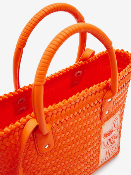 Desigual Oranžová dámská kabelka Desigual Basket Braided Zaire