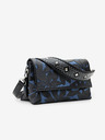 Desigual Modro-černá dámská vzorovaná kabelka Desigual Onyx Venecia 2.0