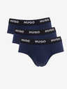 HUGO Sada tří pánských slipů HUGO