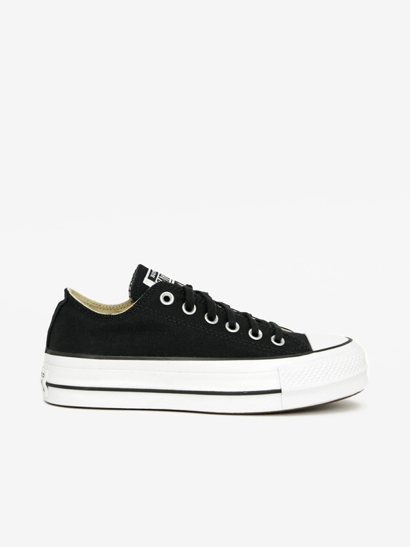 Converse Černé tenisky na platformě Converse Chuck Taylor All Star Canvas Platform