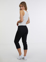 Sam 73 Černé dámské tříčtvrteční slim fit džíny SAM 73 Amara