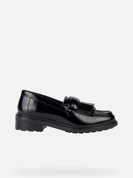 Geox Černé dámské mokasíny Geox Walk pleasure