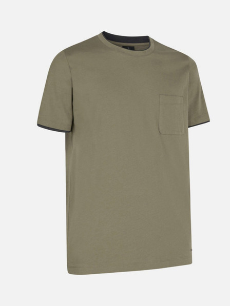 Geox Olivové pánské tričko Geox T-shirt