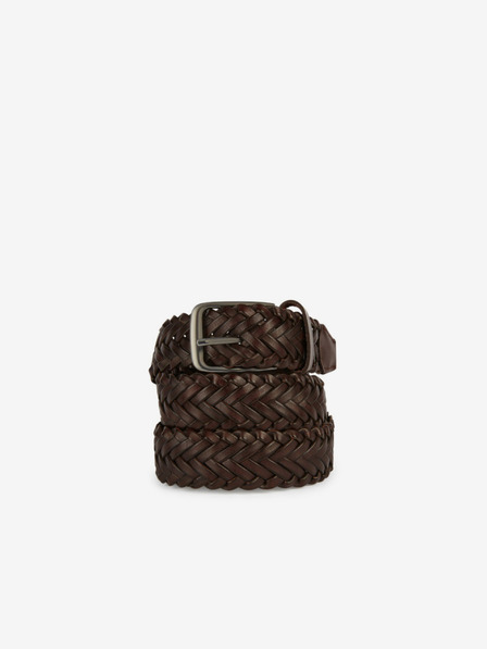 Geox Tmavě hnědý pánský pásek Geox Belt
