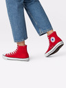 Converse Červené kotníkové tenisky Converse Chuck Taylor All Star