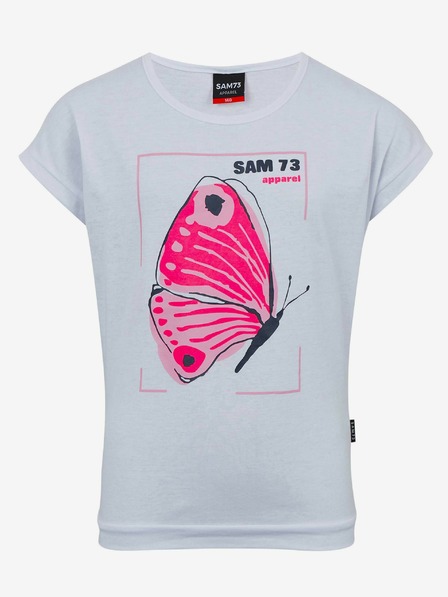 Sam 73 Bílé dívčí tričko SAM 73 Averie
