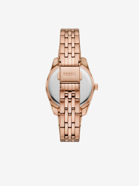 Fossil Růžovozlaté dámské hodinky Fossil Scarlette