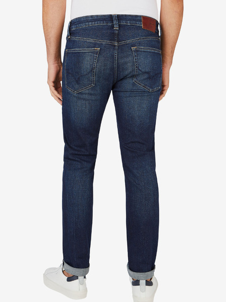 Pepe Jeans Tmavě modré pánské slim fit džíny Pepe Jeans