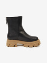 Steve Madden Černé kožené kotníkové boty Steve Madden Maryann