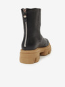 Steve Madden Černé kožené kotníkové boty Steve Madden Maryann