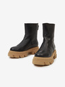 Steve Madden Černé kožené kotníkové boty Steve Madden Maryann