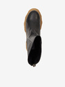 Steve Madden Černé kožené kotníkové boty Steve Madden Maryann