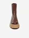 Steve Madden Hnědé kožené kotníkové boty Steve Madden Maryann